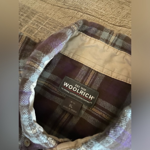 Men’s Vintage Woolrich Plaid Shirt ( XL ) - Picture 2 of 5
